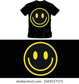 distorted happy faces cartoon emojis faces vectors shirt design editable template