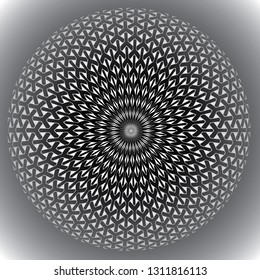 distorted mesh circle
