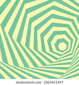 Distorted seamless geometric shape green and yellow color background. Vector Ilustration. Used as background, wallpaper, backdrop, website, fabric pattern ect. EPS 10 