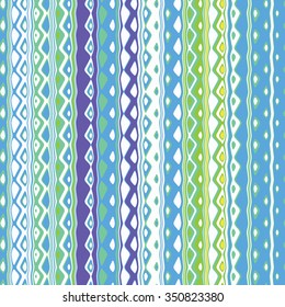 distorted strips - color vector seamless pattern