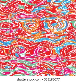 distorted strips - color vector seamless pattern