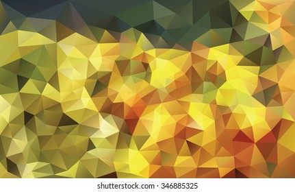 Distorted triangles vector background.