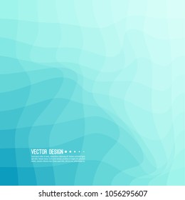 Distorted wave colorful texture. Abstract dynamical rippled surface. Vector stripe deformation background. Transition and gradation of color.