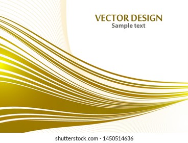 Distorted wave colorful texture. Abstract dynamic wavy surface. Vector warp stripe background. Transition and gradation of color. Vector illustration