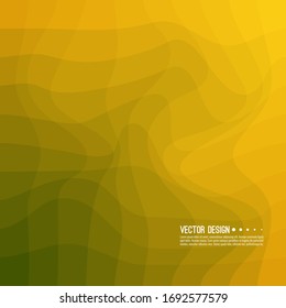 Distorted wave colorful texture. Abstract dynamical rippled surface. Vector stripe deformation background. Transition and gradation of color.