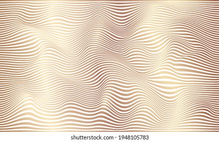 Textura monocroma de ondas distorsionadas. Resumen de la superficie de riego dinámica. Fondo de deformación de la banda del vector.