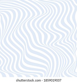 Textura monocroma de ondas distorsionadas.fondo ondulado azul y blanco.