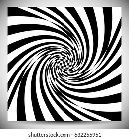 Distortion effects on various patterns. Geometric deformed textured series