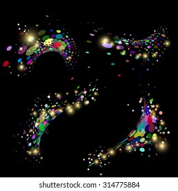 distortion of galaxies