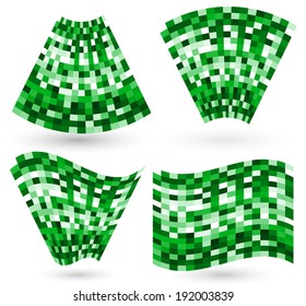 distortions on mosaic tiles