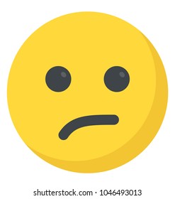 A distraught smiley, weary face expression via emoji