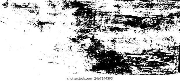 Distress black and white rough background. . Dirty artistic background. Vector illustration