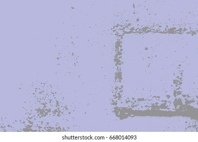 Distress blue gray texture. Grunge color  background template. Damaged design element. Grainy basis backdrop. EPS10 vector.