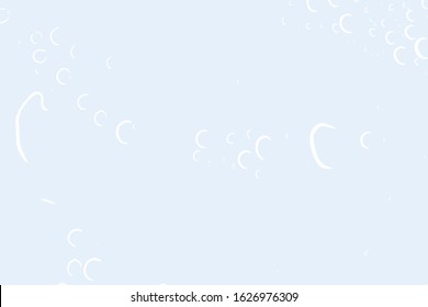 Distress blue water drop background. Raindrop overlay grunge texture. Artistic wet design template. EPS10 vector.
