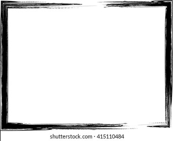 Distress Border Frame Collection . Vector Frames for your Design . 