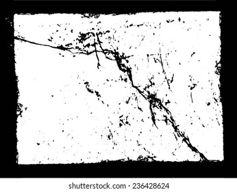 Distress Border Frame. Vector Illustration