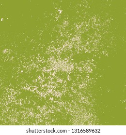 Distress Color Texture For Making Your Design Shabby And Aged. Dust And Grain Empty Green Grunge Background. EPS10 vector