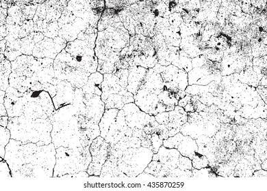 Distress Cracked Texture. Crackle Background. Crack Texture. Empty Design Element. EPS10 vector.