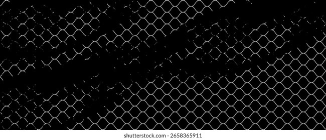 Distress Diagonal striped Overlay Grid Mesh Net Texture for your design. Empty urban grunge texture background.
