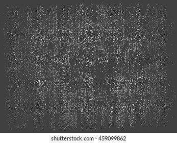 Distress, dirt texture . Simply place pattern over any object to create distressed effect. Vector illustration. Grunge background. Pattern with cracks.