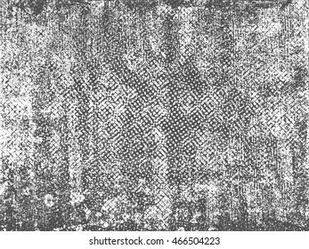 Distress, dirt texture . Simply place pattern over any object to create distressed effect. Vector illustration. Grunge background. Pattern with cracks.