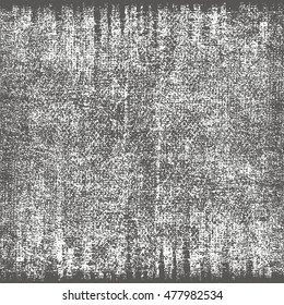 Distress, dirt texture . Simply place pattern over any object to create distressed effect. Vector illustration. Grunge background. Pattern with cracks.
