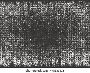 Distress, dirt texture . Simply place pattern over any object to create distressed effect. Vector illustration. Grunge background. Pattern with cracks.