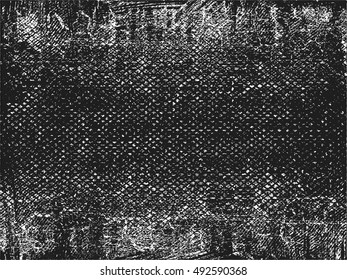 Distress, dirt texture . Simply place pattern over any object to create distressed effect. Vector illustration. Grunge background. Pattern with cracks.