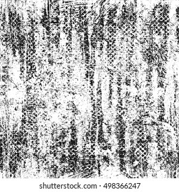 Distress, dirt texture . Vector illustration. Grunge background. Pattern with cracks.