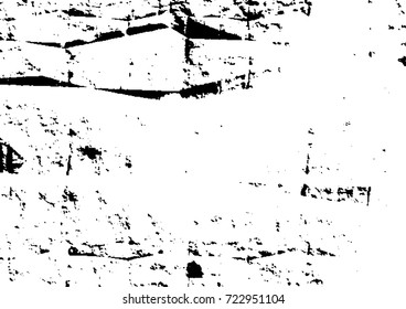 Distress dirty wall overlay texture for your design. Abstract grunge vector illustration.