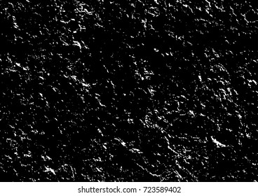 Distress dirty wall overlay texture for your design. Abstract grunge vector illustration.