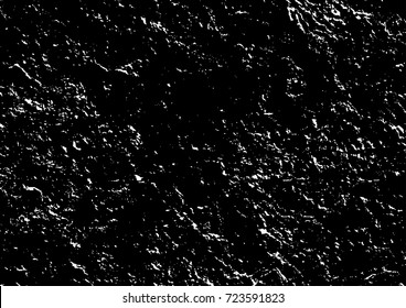 Distress dirty wall overlay texture for your design. Abstract grunge vector illustration.