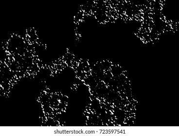Distress dirty wall overlay texture for your design. Abstract grunge vector illustration.