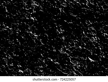 Distress dirty wall overlay texture for your design. Abstract grunge vector illustration.