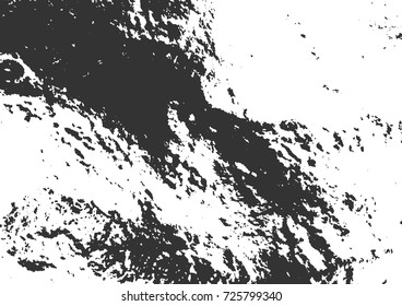 Distress dirty wall overlay texture for your design. Abstract grunge vector illustration.