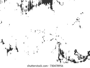 Distress dirty wall overlay texture for your design. Abstract grunge vector illustration.