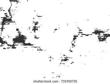 Distress dirty wall overlay texture for your design. Abstract grunge vector illustration.