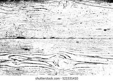 Distress Dry Wooden Overlay Texture For Your Design. EPS10 vector. 