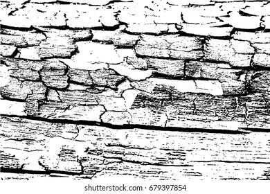 Distress Dry Wooden Overlay Texture For Your Design. EPS10 vector.