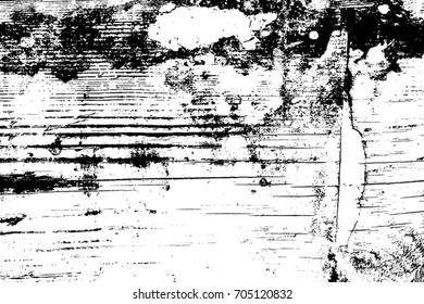 Distress Dry Wooden Overlay Texture For Your Design. Empty grunge template.  EPS10 vector. 