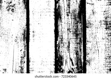 Distress Dry Wooden Overlay Texture For Your Design. Empty Grunge rural background. Rustic Creative element.  EPS10 vector. 