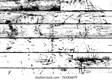 Distress Dry Wooden Planks Overlay Texture For Your Design. Rural grunge artistic template. EPS10 vector.