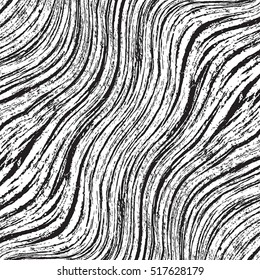 Distress Dry Wooden Wavy  Overlay Texture For Your Design. EPS10 vector. 