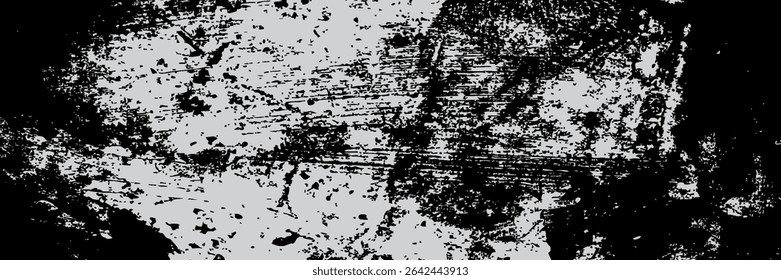 Distress Grainy Texture. Parchment grunge backdrop. Paper overlay background. Empty Weathered Element. Vector