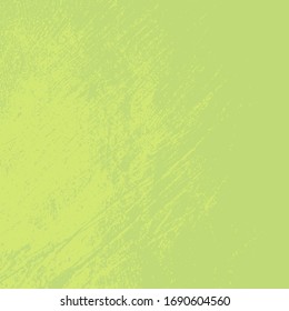 Distress green background. Grunge dirty texture. Damaged painted color painted wall. Creative peeled design template. EPS10 vector.