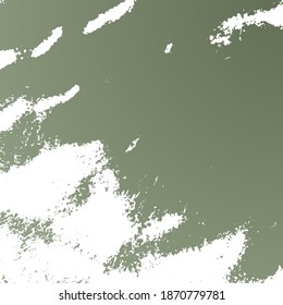 Distress green background. Grunge dirty texture. Damaged painted color painted wall. Creative peeled design template. EPS10 vector.