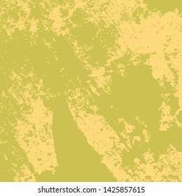 Distress Green Messy Grunge Texture. Empty Design Element. EPS10 vector.