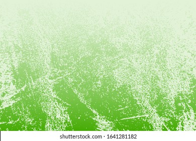 Distress Green Messy Grunge Texture. Empty Design Element. Rustic color weathered background. Aged peeled paind artistic template. EPS10 vector.