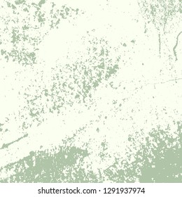 Distress green retro aged texture for your design. Empty vintage grunge color square background, EPS10 vector illustration.