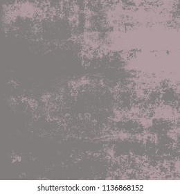Distress  Grey Grainy Texture. Beton grunge backdrop. Cement overlay background. Empty Weathered  Concrete wall Element. EPS10 vector.